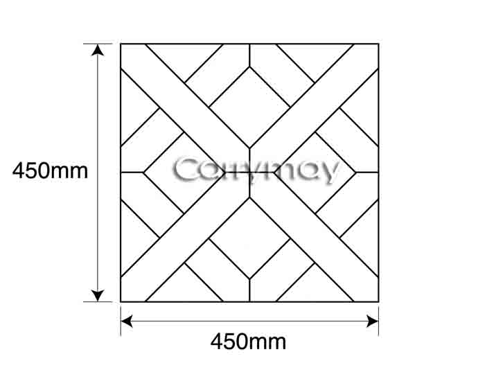 P450B 正方形拼花